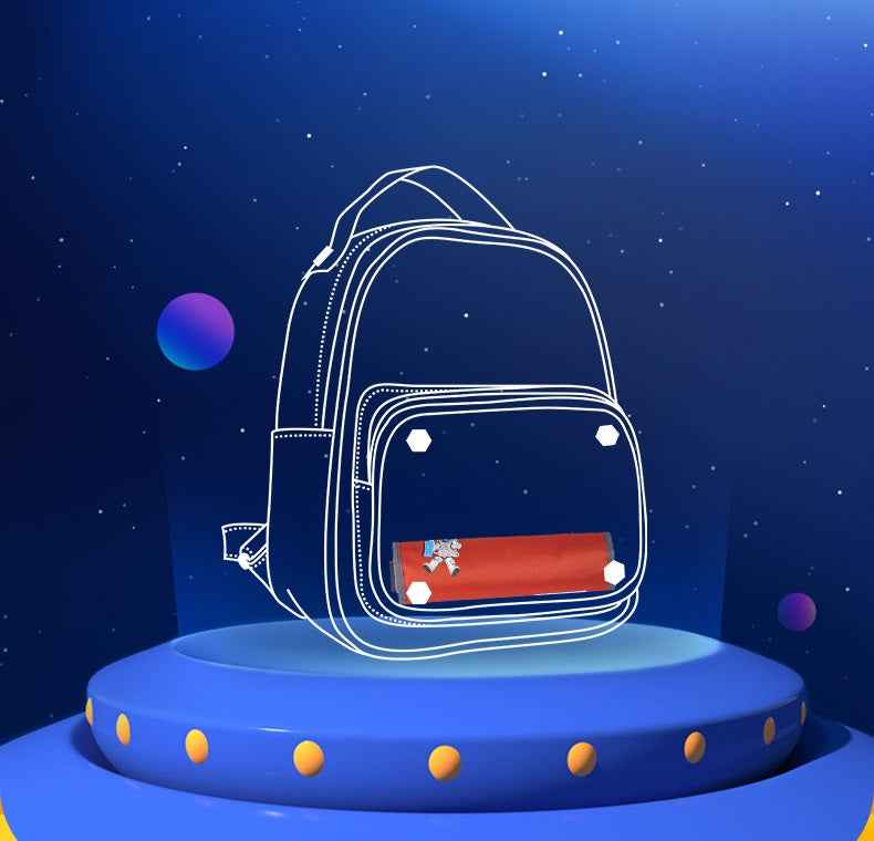 DELI Astronaut Foldable Oxford Fabric Book Tote Bag with Zipper - TTpen