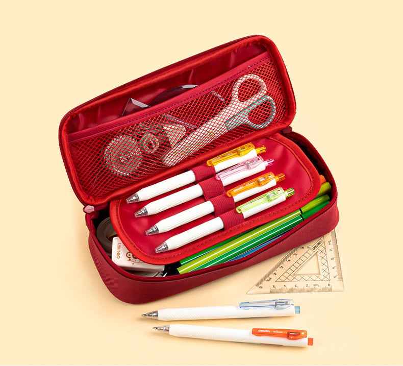 DELI Big Capacity Pen Pouch College Pencil Case Holder - TTpen