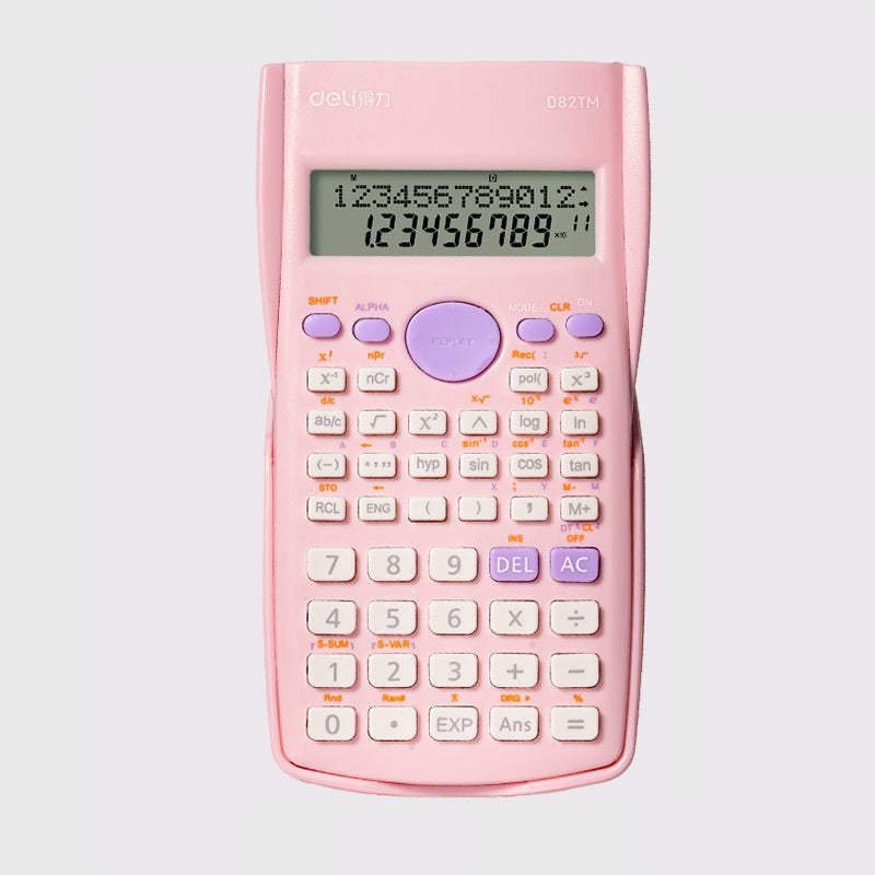 DELI D82MS Scientific Calculator - 240 Functions with 2-Line Display