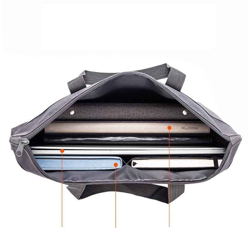 DELI 63788 Multi-Layer 600D Oxford Cloth Laptop Document Bag