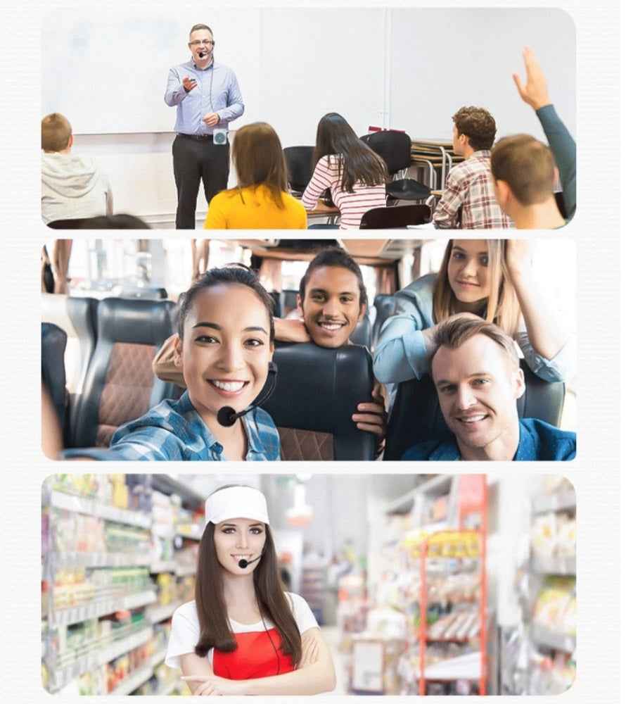 DELI LT900 Portable Rechargeable Mini Voice Amplifier Wired