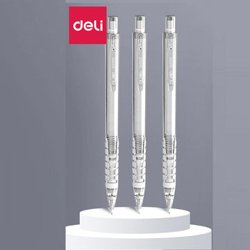 DELI Mechanical Pencils 0.5mm/0.7mm Auto-Feed with Lead Refills 3-Pack