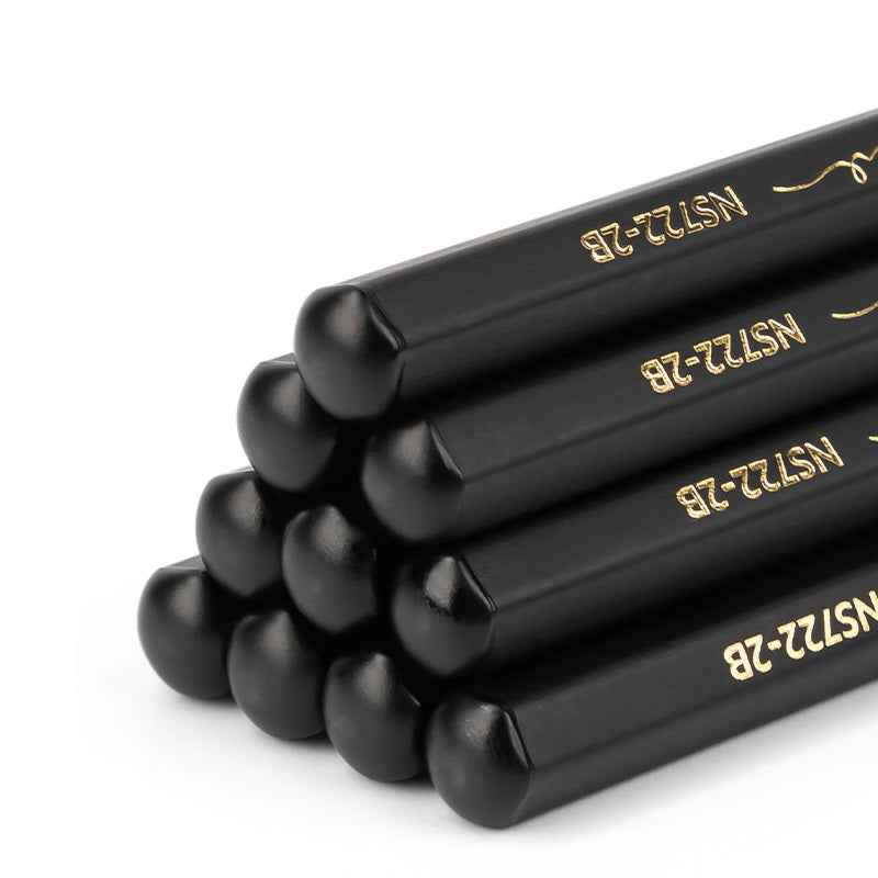 DELI 2B HB Black Wood Cased Graphite School Pencils 30 Pack - TTpen