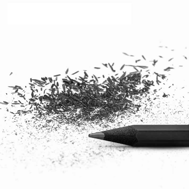 DELI 2B HB Black Wood Cased Graphite School Pencils 30 Pack - TTpen