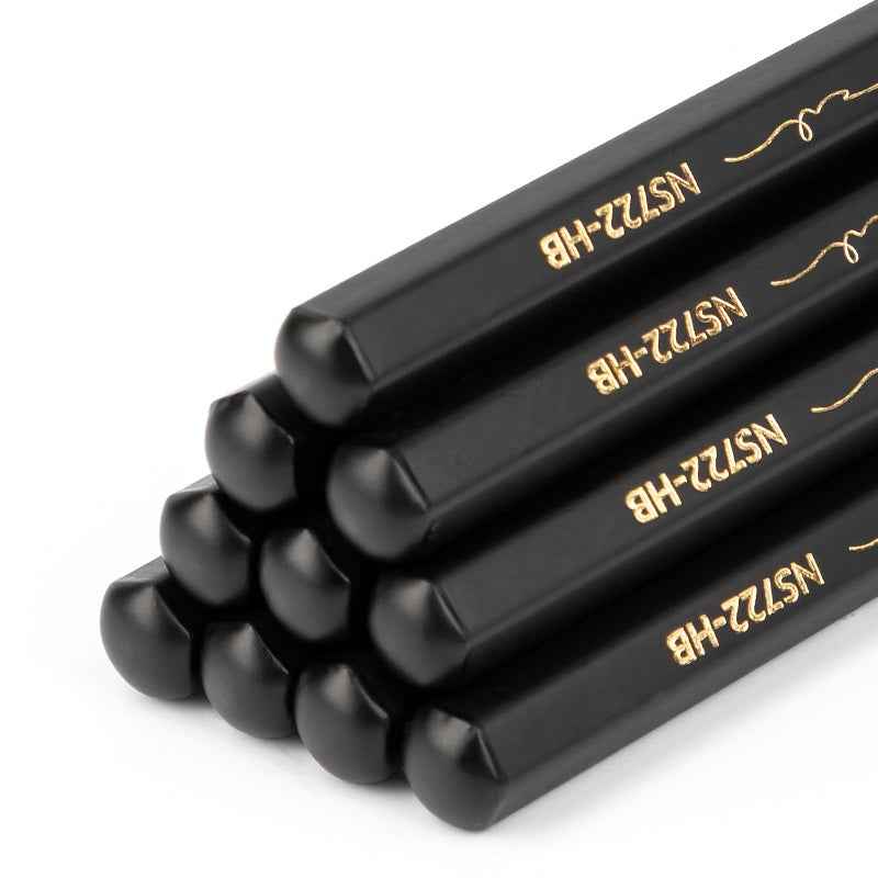 DELI 2B HB Black Wood Cased Graphite School Pencils 30 Pack - TTpen