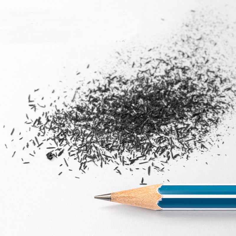 DELI 2B HB Striped Wooden Pencils for School Office,10 Pack - TTpen