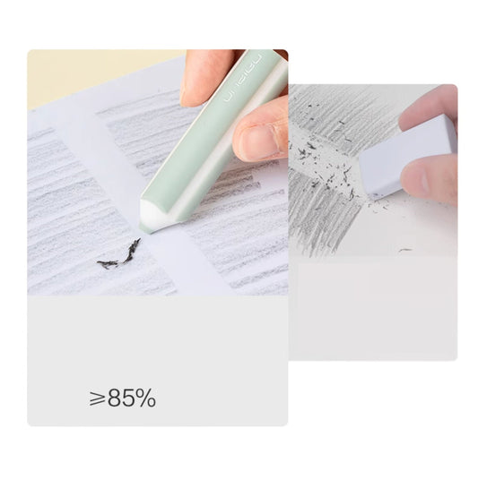 DELI Nusign NS038 Pencil-Type Erasers - 10-Pack