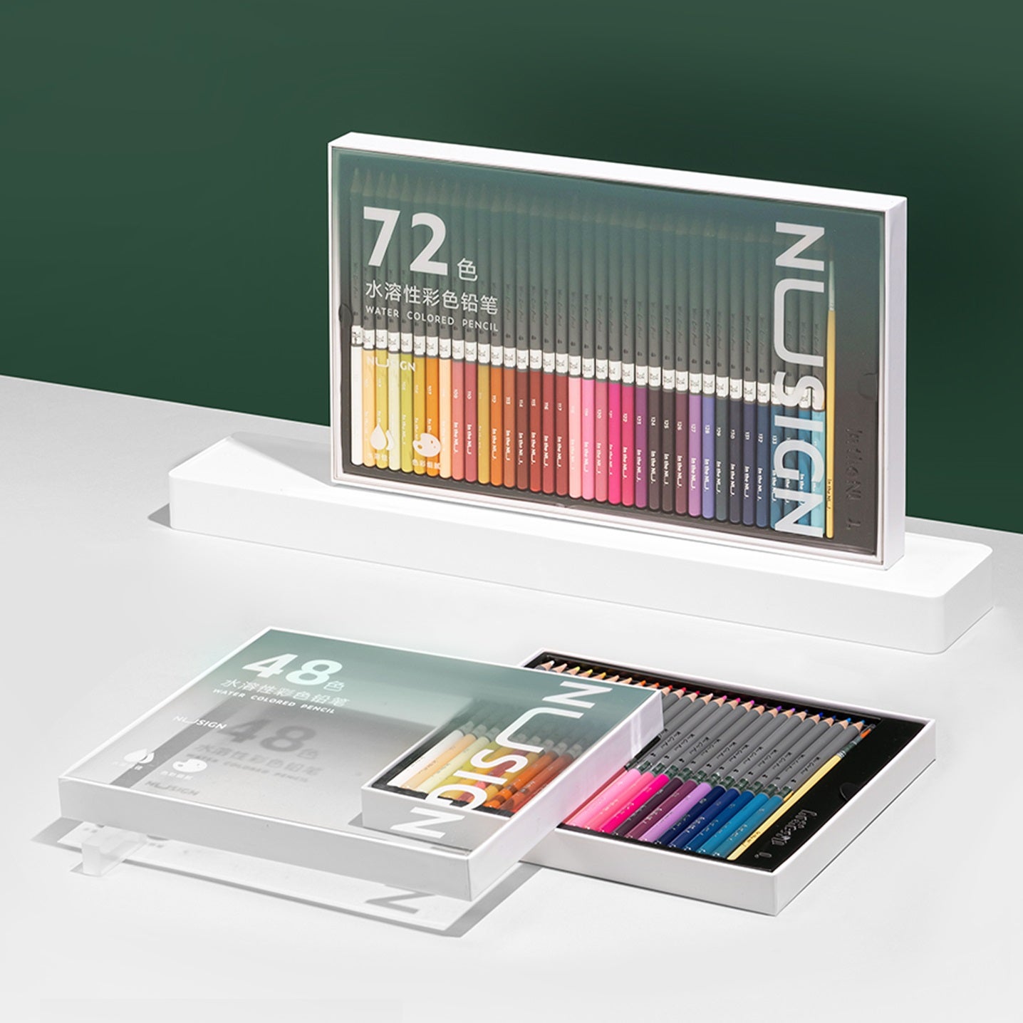 DELI Nusign NS731 Premium Watercolor Pencils | Set of 48/72