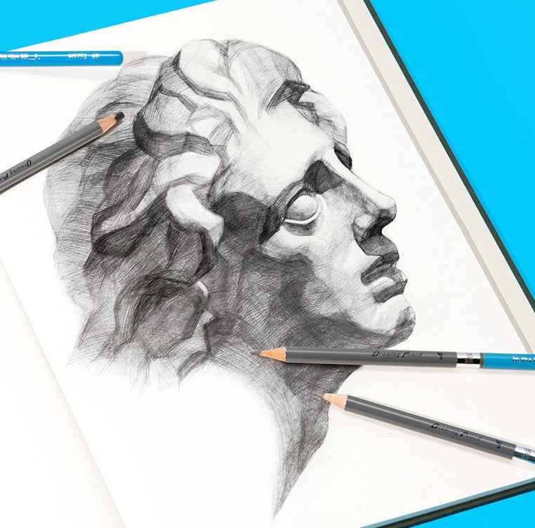 DELI Nusign NS732 Professional Drawing Sketching Pencil Set 16 Pieces