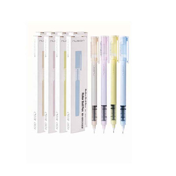 DELI Nusign Liquid Black Ink RollerBall Pens 0.5mm 16 Pack