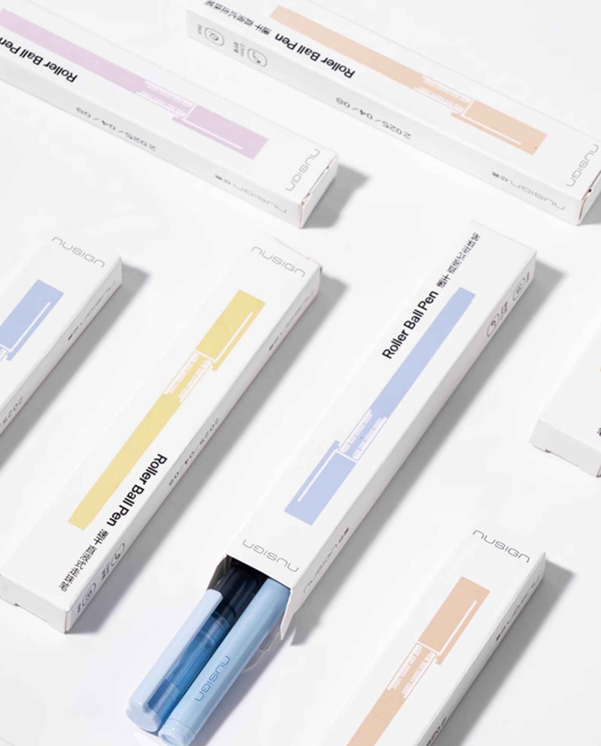 DELI Nusign Liquid Black Ink RollerBall Pens 0.5mm 16 Pack