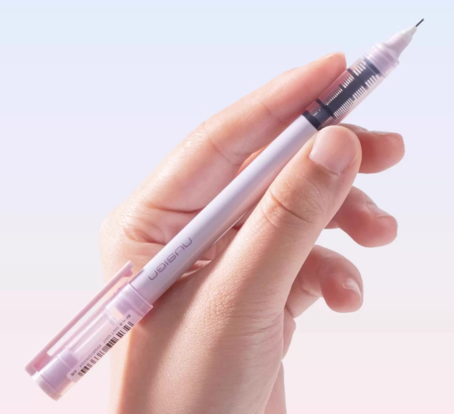 DELI Nusign Liquid Black Ink RollerBall Pens 0.5mm 16 Pack