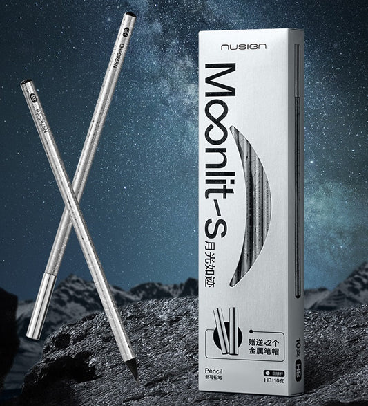 DELI Nusign Moonlit-S HB/2B Graphite Art Drawing Pencils,20 Pack
