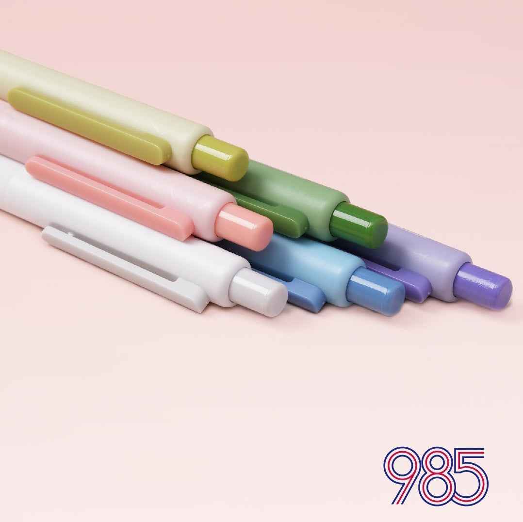 DELI Nusign NS985 Click Gel Pen – 0.5mm Black Ink 12 Pack