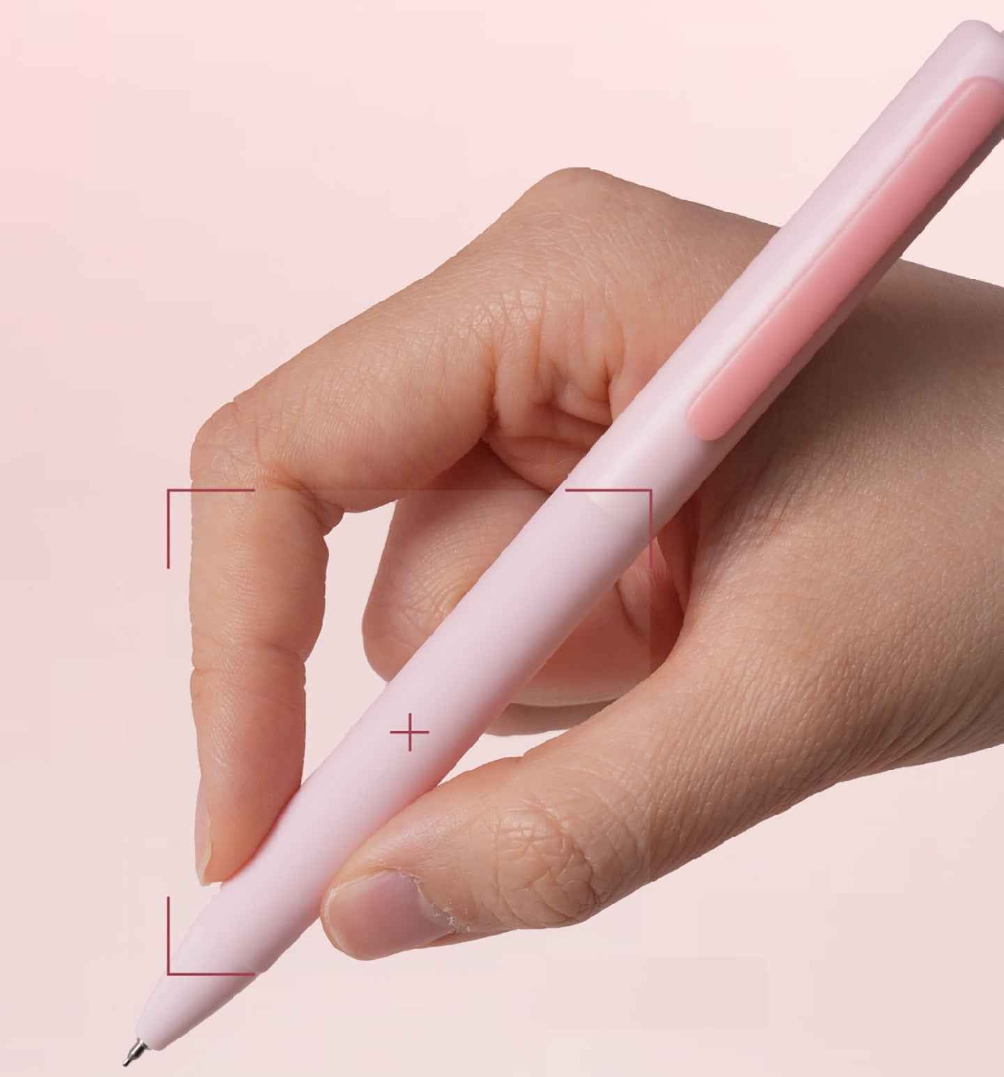 DELI Nusign NS985 Click Gel Pen – 0.5mm Black Ink 12 Pack