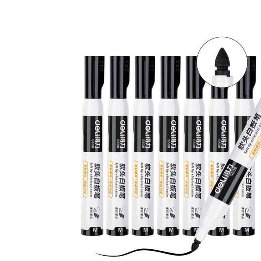 DELI Low Odor Dry Erase Marker,Soft Tip Whiteboard Marker,10 Count - TTpen