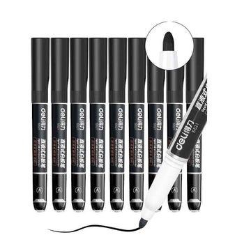 DELI Low Odor Dry Erase Marker,1.3mm Fine Tip Whiteboard Marker,10 Count - TTpen