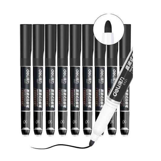 DELI Low Odor Dry Erase Marker,1.3mm Fine Tip Whiteboard Marker,10 Count - TTpen