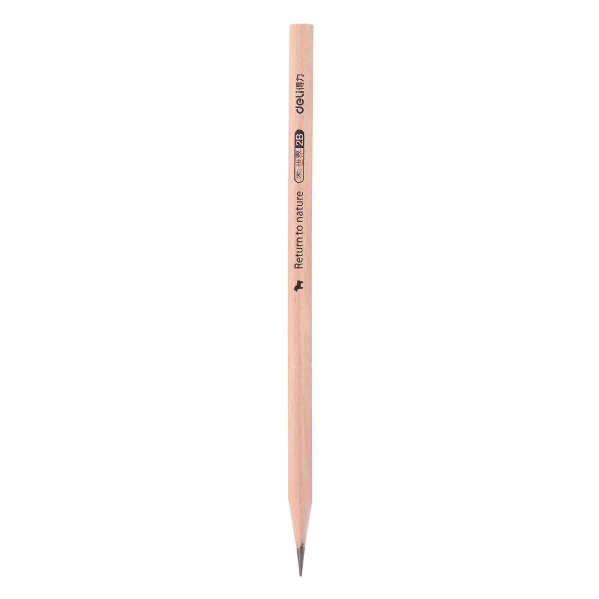 DELI 2B HB Wooden Pencils for School Office,Pack of 50 - TTpen