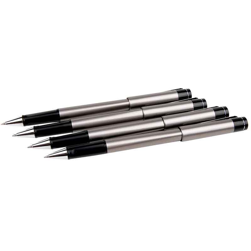 DELI S96 Gel Pen,Black Ink,Fine Point 0.7mm,12 Pack,Writing Smooth - TTpen