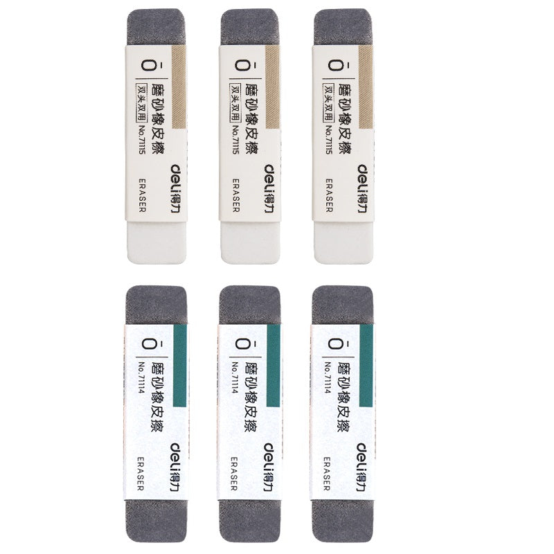 DELI 6 Pack Sand Erasers Pencil and Ink Pens - TTpen
