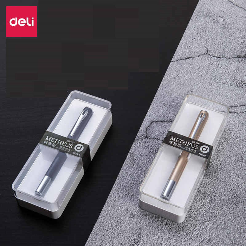 DELI Metheus All Metal Fountain Pen Fine Nib - TTpen