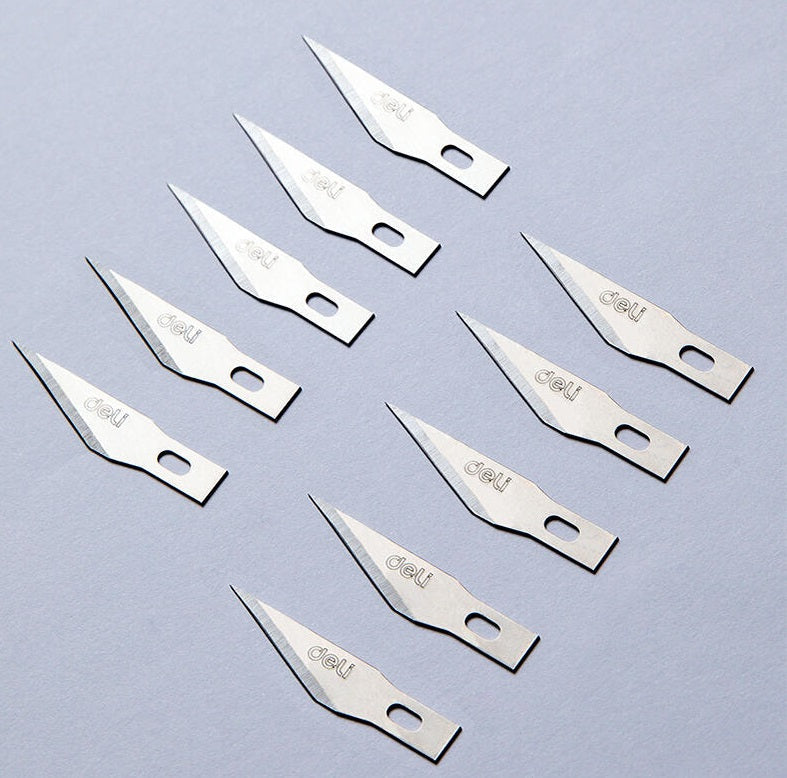 DELI GRAVER Graphic Art Knife Set (1 Knife 10 Blades)