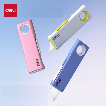 90mm Deli Utility Craft Knife Set – 3-Color