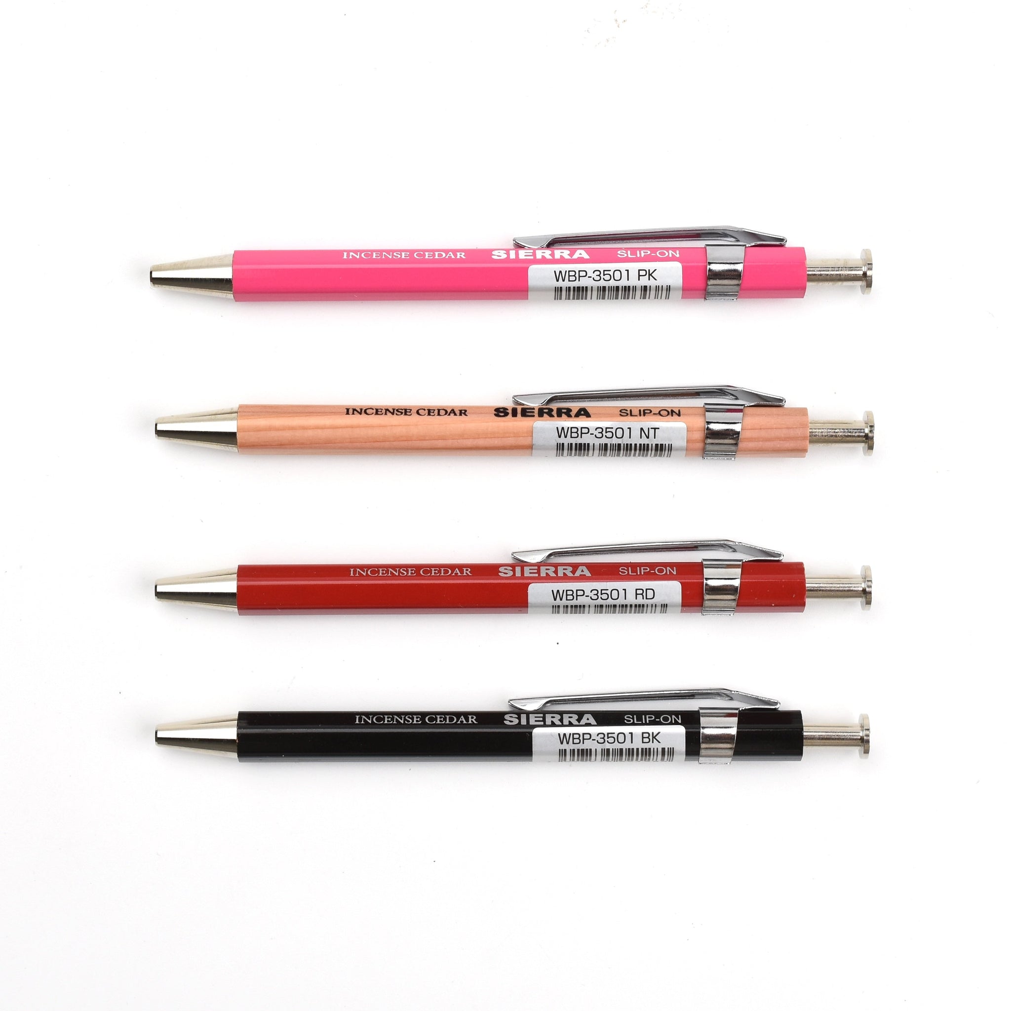 Slip-On Sierra Wooden Axis Ballpoint Pen - 0.5mm - Short