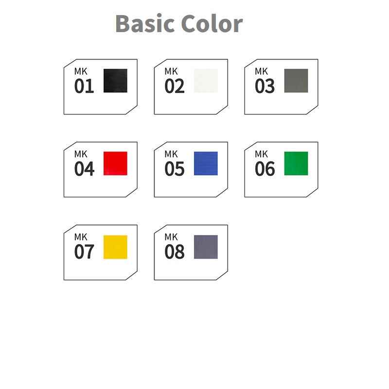 DSPIAE Gundam Marker Pens Basic Color Set Brush Tip