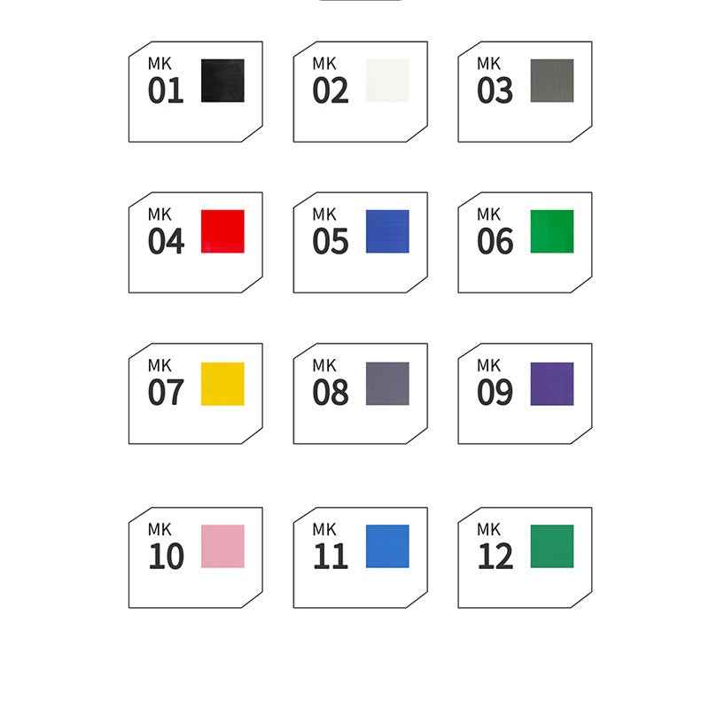 DSPIAE Gundam Marker Pens Basic Color Set Brush Tip