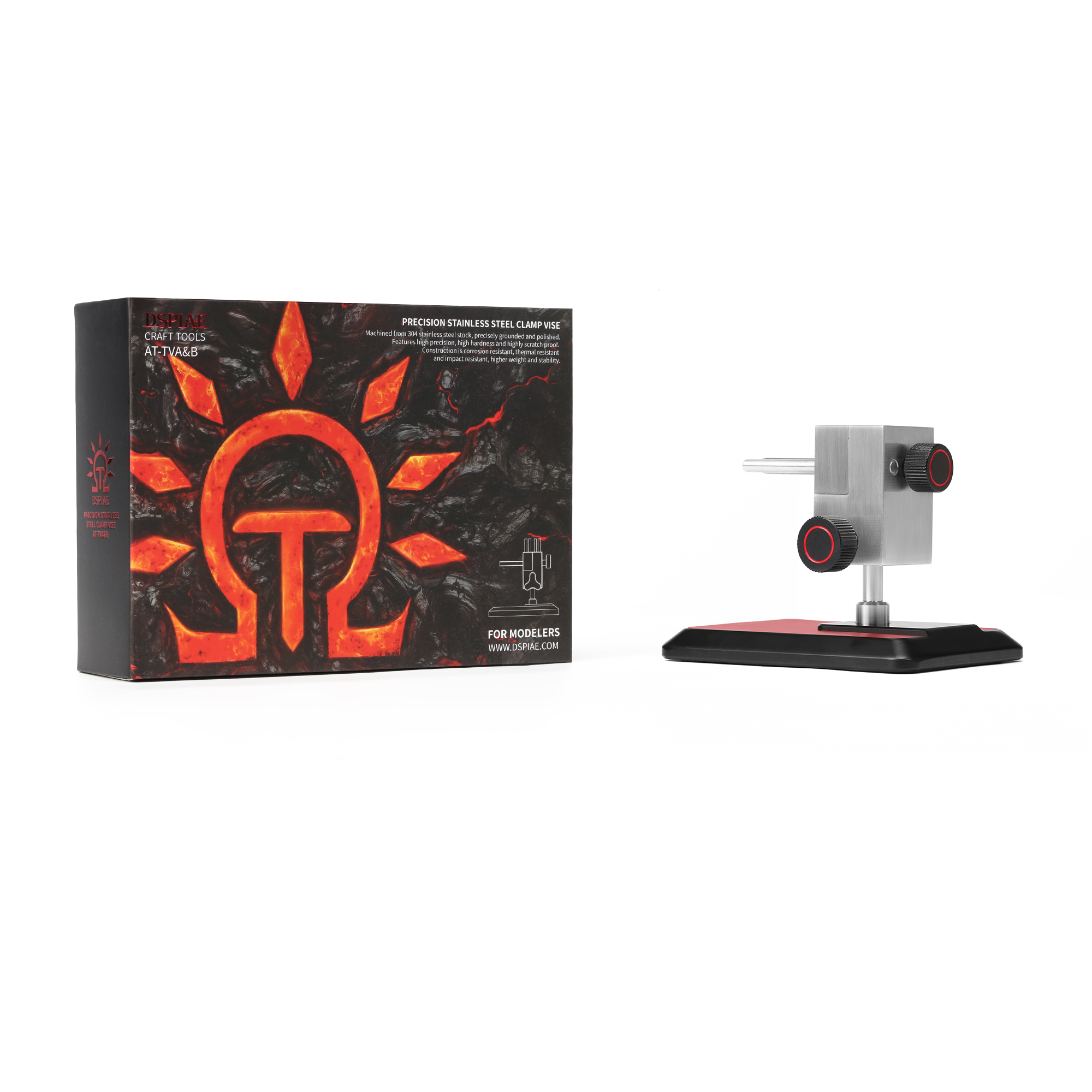 DSPIAE AT-TVAB Precision Stainless Steel Clamp Vise for Model