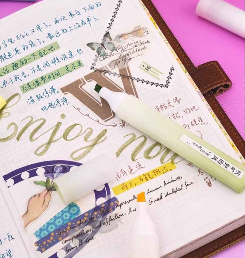 DianShi 8-Color Scented Highlighters Marker Pens for Students