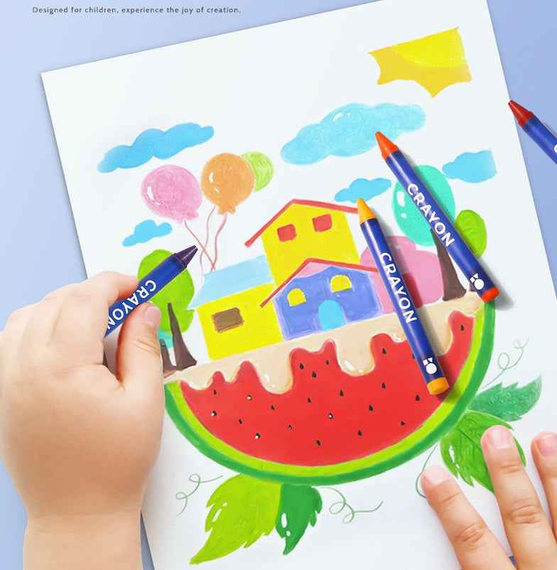 ENMY 8-Color Kids Crayons – 320 Sticks Bulk Class Pack for School