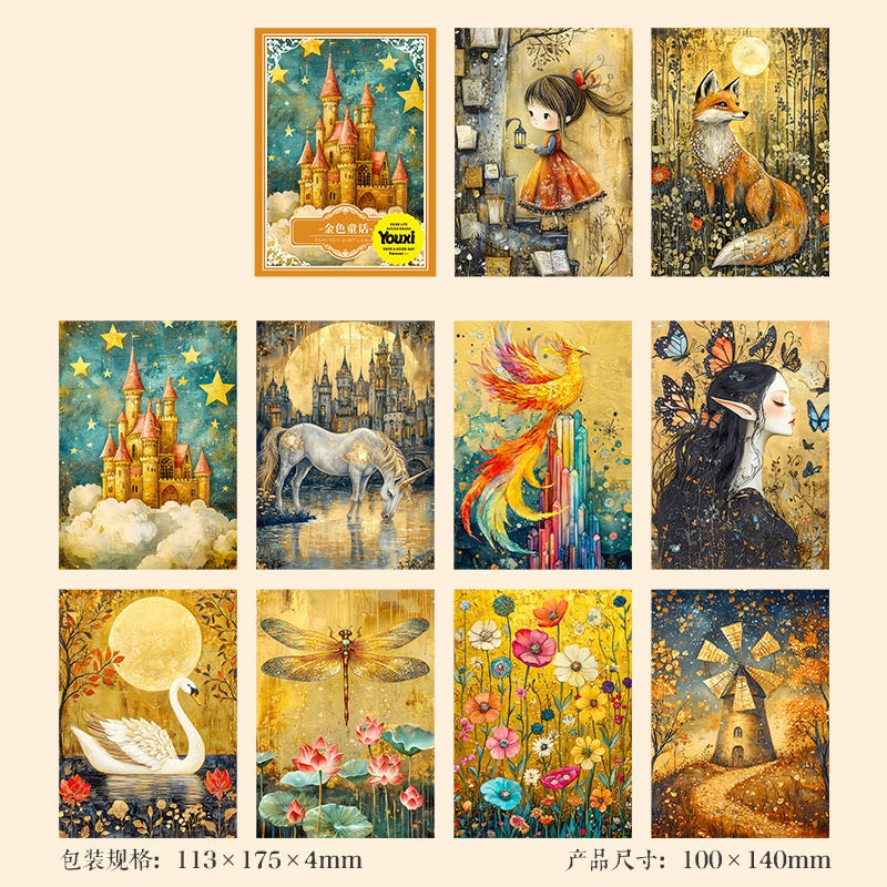 60pcs Fairy Tale Secrets Decorative Stickers Set A6 Size