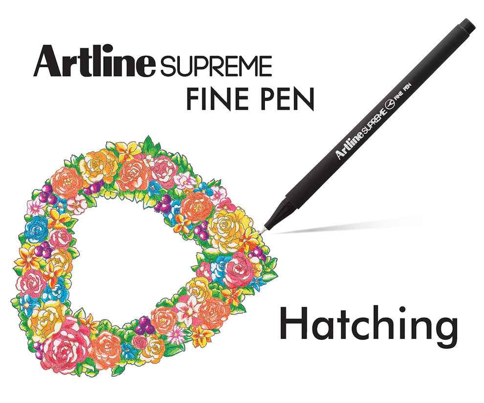 Artline SUPREME Fine Pen Sets | 0.4mm Fine Tip 10/20/30 Colors