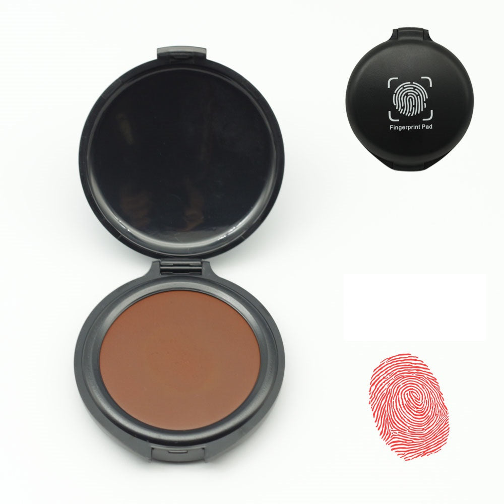 3 Pack Stamp Thumbprint Fingerprint Pad Black Blue Red Ink