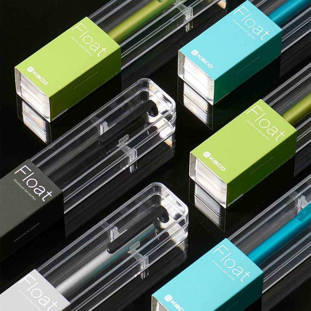 KACO Float Aluminum Gel Pen 0.5mm Black Ink