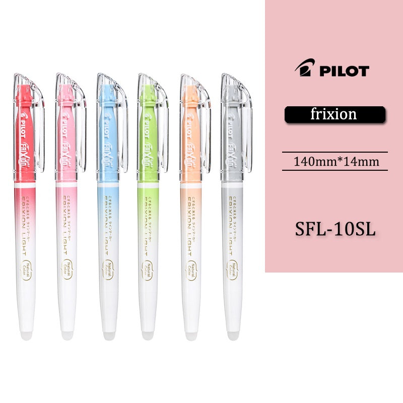 Pilot Frixion Light Highlighter Natural 6 Color Set