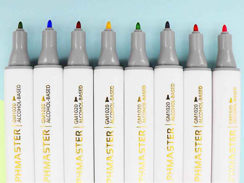 STA GRAPHMASTER GM1020 Alcohol Markers,12/24/36/48/60/80/108 Color - TTpen
