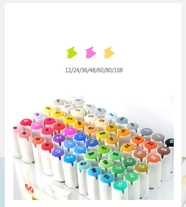 STA GRAPHMASTER GM1020 Alcohol Markers,12/24/36/48/60/80/108 Color - TTpen