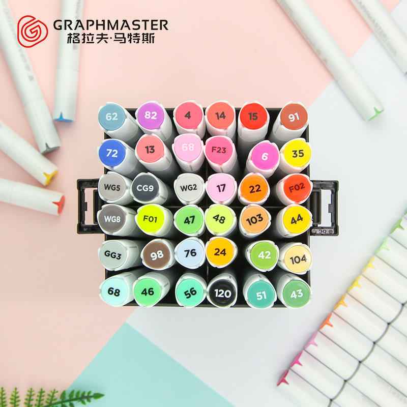 STA GRAPHMASTER GM1020 Alcohol Markers,12/24/36/48/60/80/108 Color - TTpen