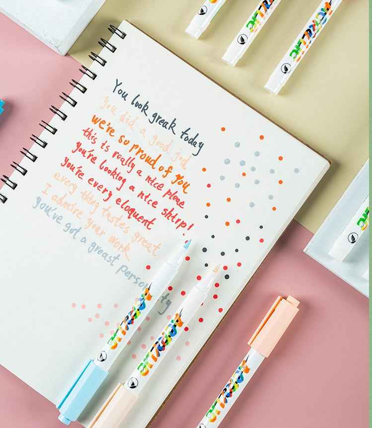 Guangna Morandi Acrylic Painter Marker Pens Brush Tip 24 Colors - TTpen