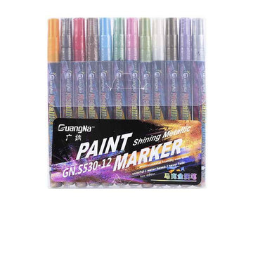 Guangna Shinning Metallic Marker Pens 12 Colors - TTpen