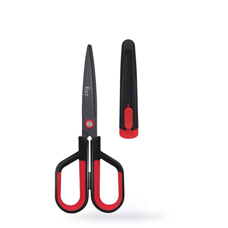 Guangbo Fizz Multi-Function Scissors & Knife Combo 2in1 Office Tool