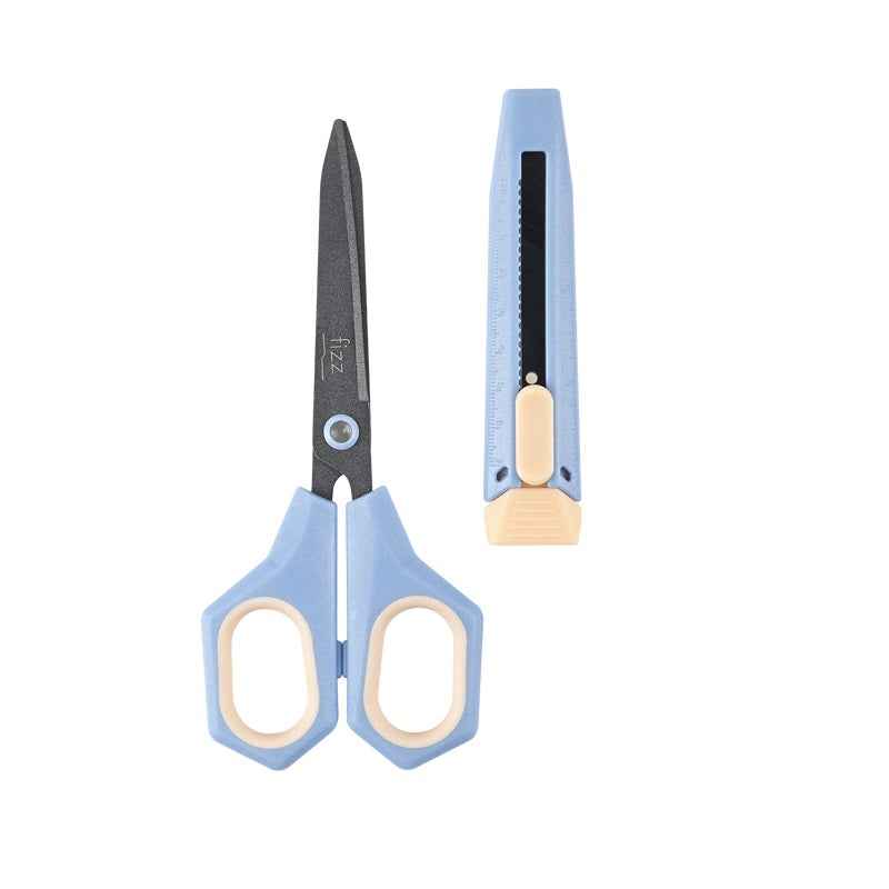 Guangbo Fizz Multi-Function Scissors & Knife Combo 2in1 Office Tool