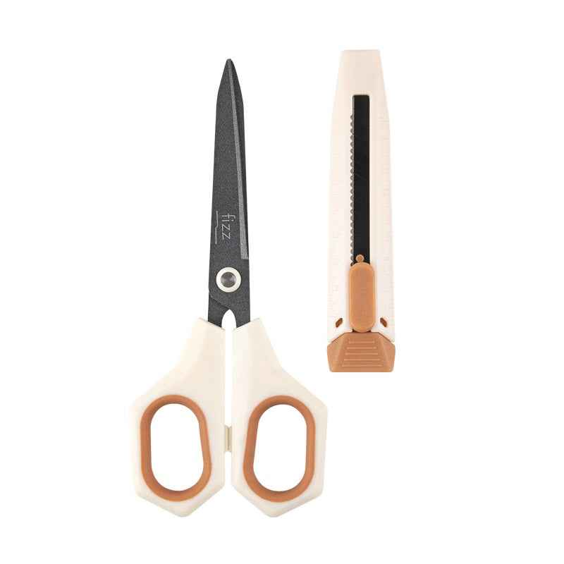 Guangbo Fizz Multi-Function Scissors & Knife Combo 2in1 Office Tool