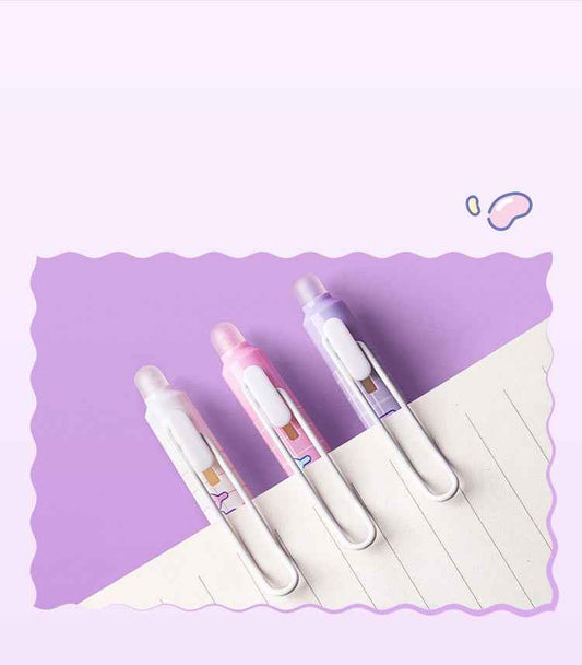 Guangbo Sanrio Erasable Gel Pen Set – 0.5mm Blue Ink, 3-Pack