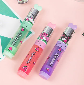 Sanrio Kuromi My Melody&Cinnamoroll Watermelon Heart Highlighter