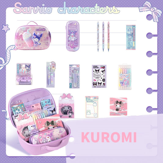 Guangbo Sanrio Kuromi & Cinnamoroll Kids Stationery Gift Box Set